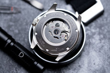 Load image into Gallery viewer, Plated 925 Silver GMT Dive Watch | Vintage Diver with Patina | Aging experience | Seiko NH34 - diy watch club