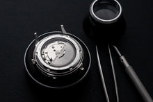 Load image into Gallery viewer, DIY Watch Club - Mosel with Date - Blue Vintage Dress Watch w/ Miyota 8215