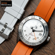 Load image into Gallery viewer, [Summer Modding Pack] - 42mm GMT Dive Watch | Seiko NH34 Automatic GMT | 24hr Silver Bezel (Stainless Steel) | DWC-D03
