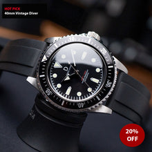 Load image into Gallery viewer, 40mm Vintage Dive Watch Kit (Seiko NH35 / NH38 / NH70 Mechanical Movement) with tools and video instructions - VD03
