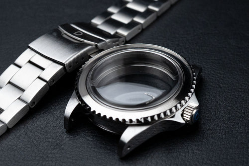 40mm DWC Diver Silver Case & Stainless Stain Bracelet 