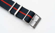 Load image into Gallery viewer, DIY WATCH CLUB Nylon Strap - blue and red