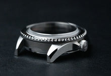 Load image into Gallery viewer, diy watch club watchmaking and modding - 42mm DWC Diver Case - With classic bezel - Stainless Steel - Sapphire Dome (DWC-CD-01) 
