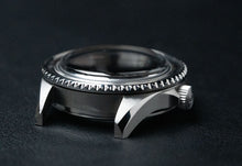 Load image into Gallery viewer, 42mm DWC Diver Case - Classic Bezel variant - Stainless Steel - Top Hat Sapphire Double Dome (DWC-CD-01) - diy watch club watch modding and watchmaking
