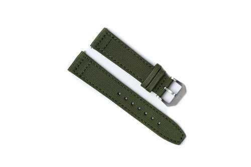 DIY WATCH CLUB Nylon Fabric Strap -- Army Green
