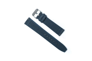 DIY WATCH CLUB Nylon Fabric Strap -- Dark Denim