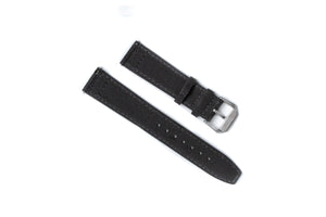 DIY WATCH CLUB Nylon Fabric Strap -- Dark Grey back
