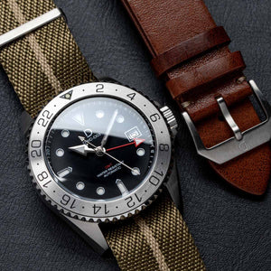 [Modding Starter Combo] DIY Kit Bundle | 42mm Dive GMT Coke, Pespi, and Silver steel Bezel | Seiko Automatic GMT movement | DWC-D03 