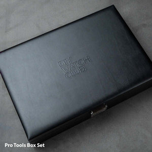 DIY Watch Club watchmaking kit - pro tools box with inhouse designed tools
