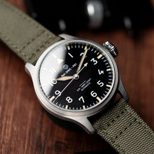 Load image into Gallery viewer, DIY WATCH CLUB Nylon Fabric Strap -- Army Green - pilot watch - vintage watch 
