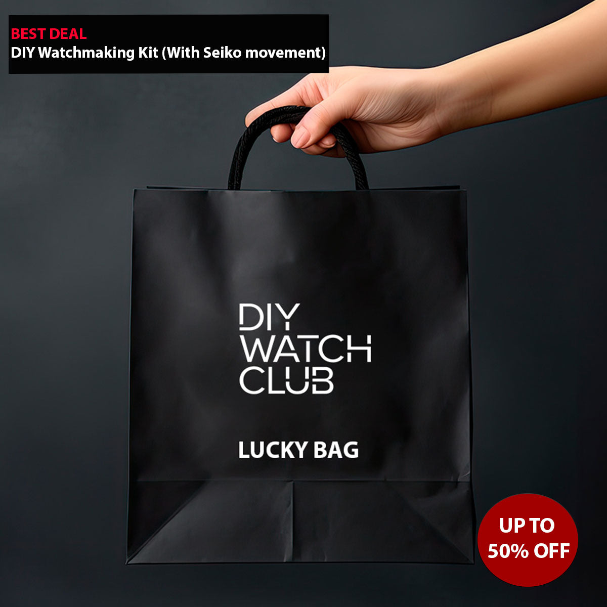 [BEST DEAL] Lucky Bag - DIY Watchmaking Kit with complete tools and components (Seiko Movement)