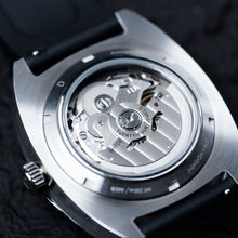 Load image into Gallery viewer, DIY Watchmaking Kit | 42mm NH70 Dive Tonneau Watch With Crystal Dial | DWC-D02S - case back 