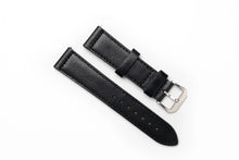 Load image into Gallery viewer, Eoniq leather strap - black leather 
