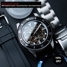 Load image into Gallery viewer, [Starter Bundle] 40mm Diver Kit | 40mm Diver With Sapphire Crystal - Second Hand Setting Assisting Tool and extra strap, bezel &amp; insert | Seiko NH70