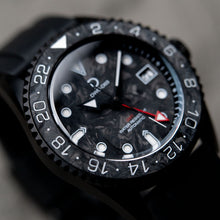 Load image into Gallery viewer, NEW ARRIVAL - 42mm GMT Dive Watch with Carbon Fiber Dial &amp; Bezel Insert | Seiko NH34