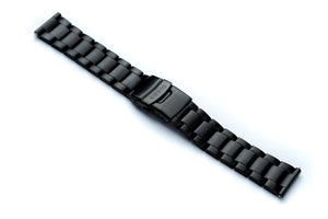 Products EONIQ Brushed Black Stainless Steel Bracelet [Mosel, Pilot and Expedition series ONLY] - Without Endlink