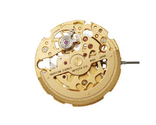 Load image into Gallery viewer, japanese movement - gold miyota 8n24 movement