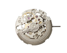 Load image into Gallery viewer, japanese watch movement - silver miyota 8n24 movement - automatic movement