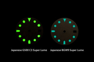 DWC D03 GMT Forest Green Sandwich Lume Dial for TMI NH34