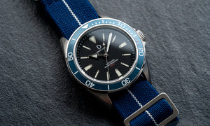diy watch club - blue diver with c3 lume
