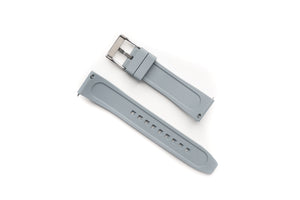 DIY Watch Club - grey rubber band - FKM strap