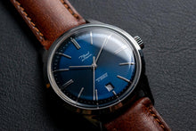 Load image into Gallery viewer, diy watch club - blue mosel with 3 silver watch hands